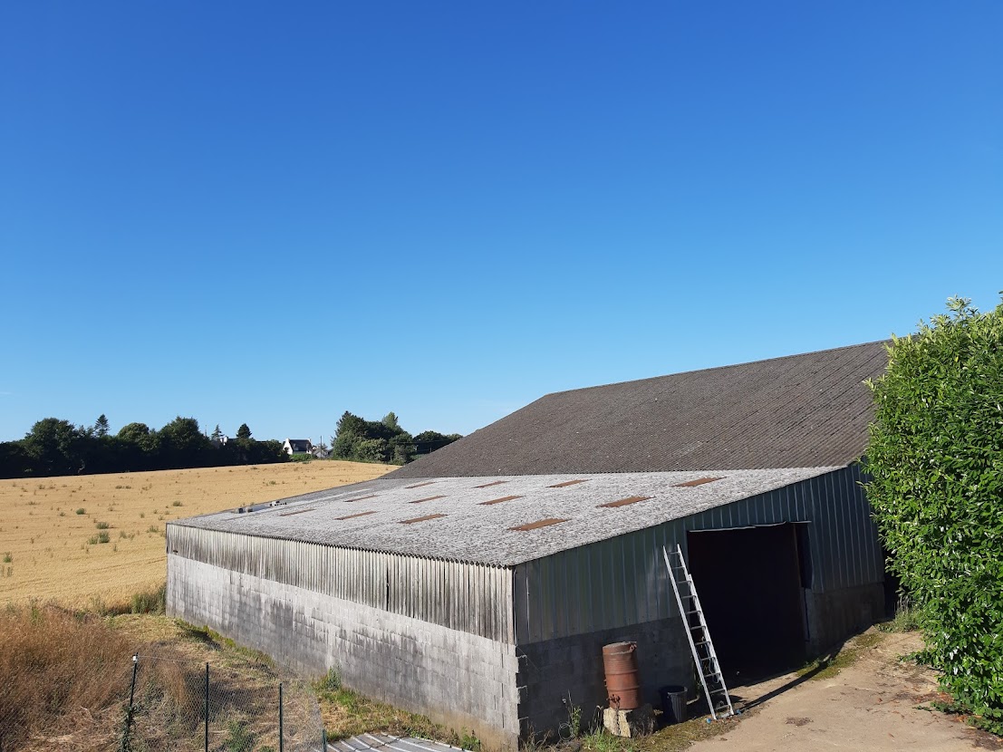 Annexe avant reprise de toiture