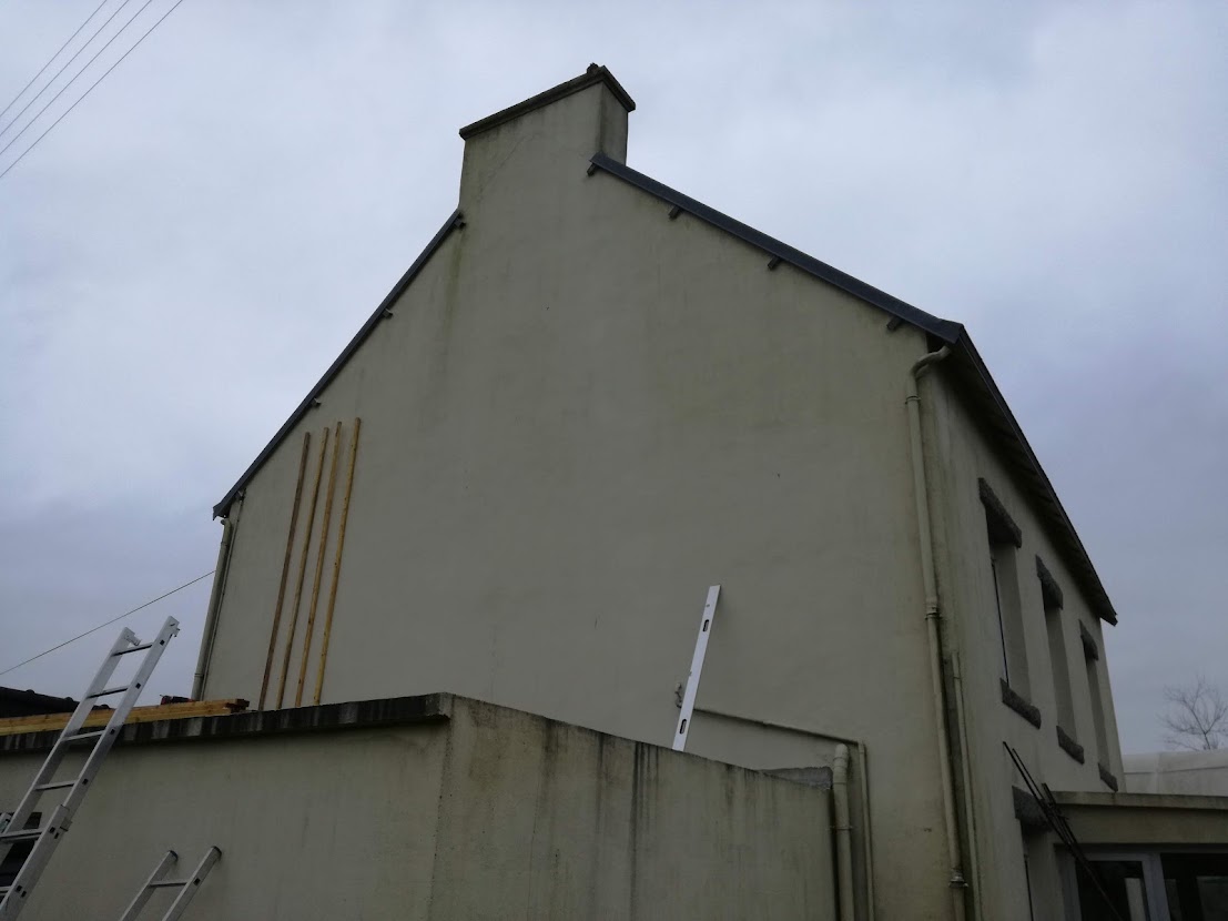 Pignon avant reprise de façade