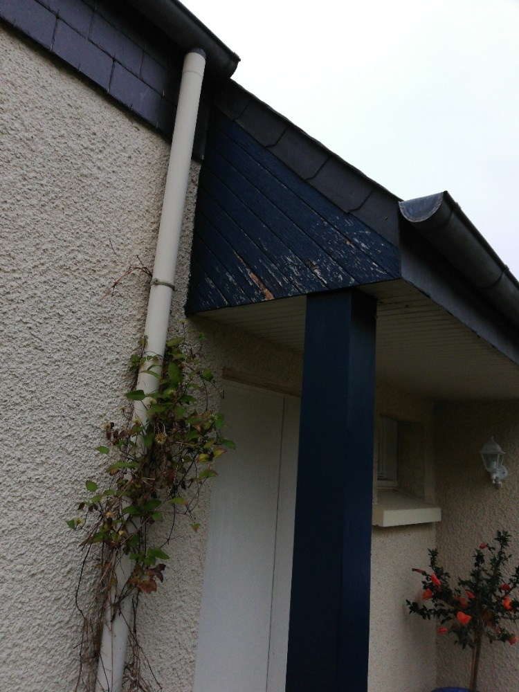 Avant rénovation du bardage